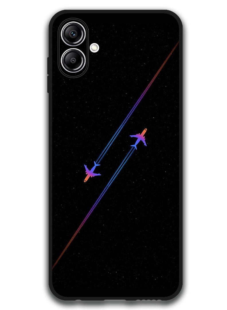 Theodor Case Compatible with Samsung Galaxy A07 6.7 Inch Protection Shockproof Bumper Cover Airplanes - Image 1